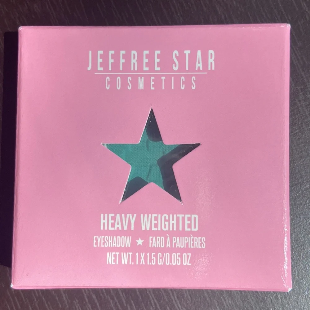 NEW! JEFFREE STAR Pressed Pigment Eye Shadow Single HEAVY WEIGHTED Blue Matte